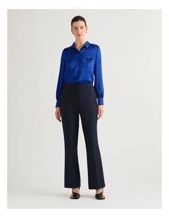 Oriana Silk Shirt in Royal Blue