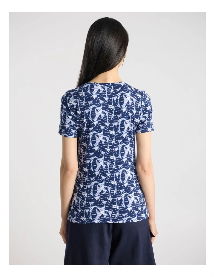 Stanley Bamboo Tee in Blue Multi image 3