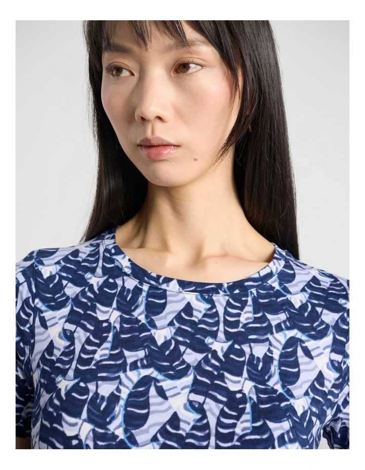 Stanley Bamboo Tee in Blue Multi image 4