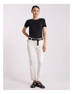 Betsy Bamboo Tee in Black
