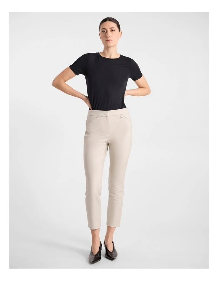Betsy Bamboo Tee in Black image 2