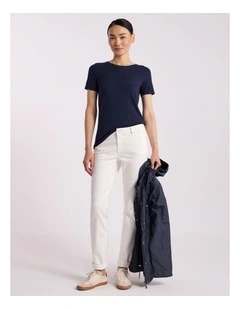 Betsy Bamboo Tee in Navy