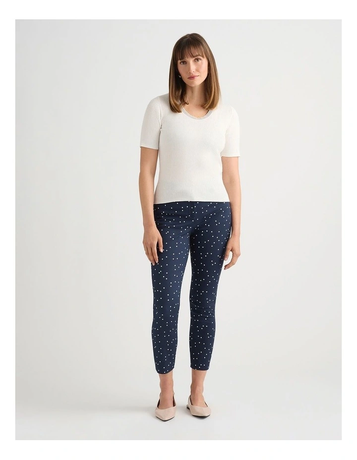 Harlan Knit Tee in Ivory image 1