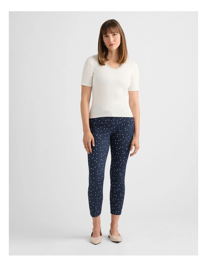 Harlan Knit Tee in Ivory image 2