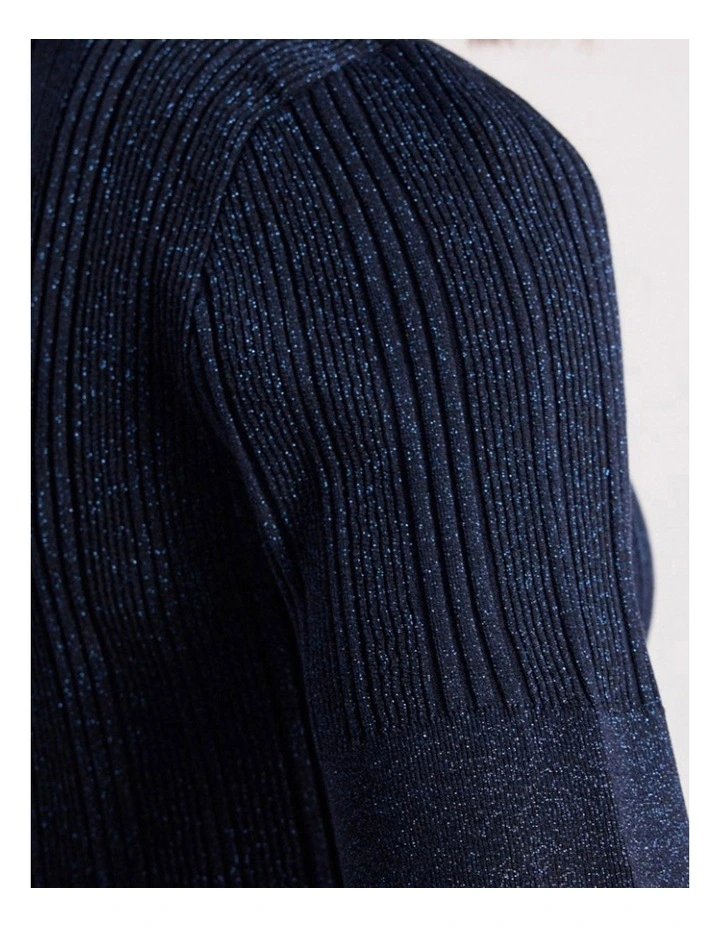Aleese Knit Tee in Navy image 4