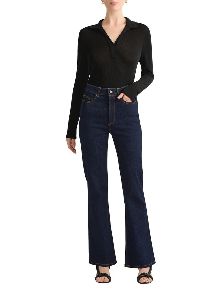 Jana Babywool Tee in Black image 3