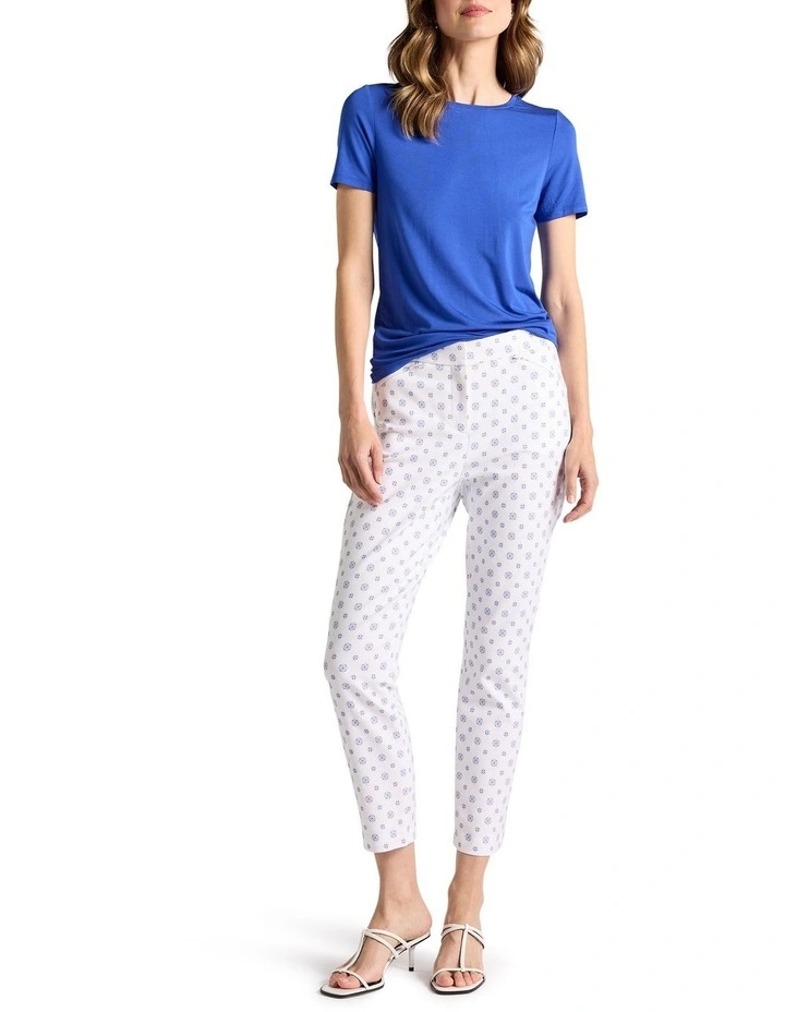 Betsy Bamboo Tee in Cobalt image 2