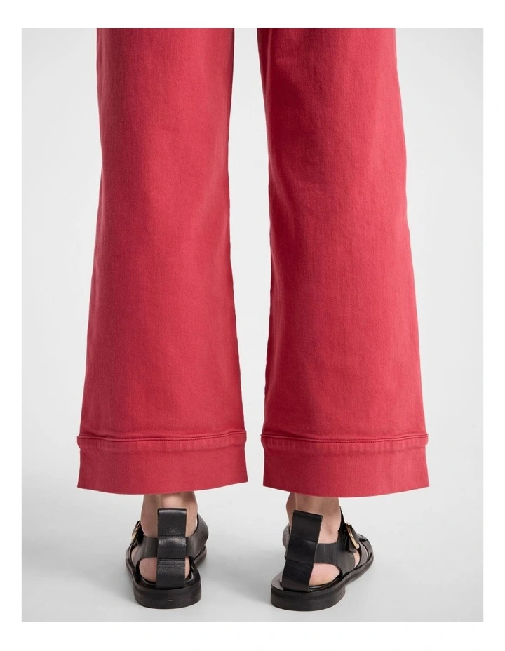 Zetta Straight Leg Jean in Watermelon image 5