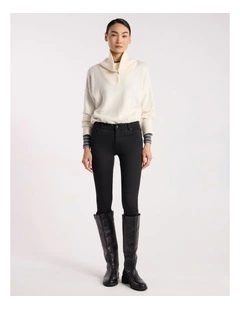 Jackie Skinny Leg Jean in Black