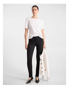 Jackie Skinny Leg Jean in Black