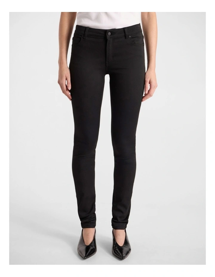 Jackie Skinny Leg Jean in Black image 2