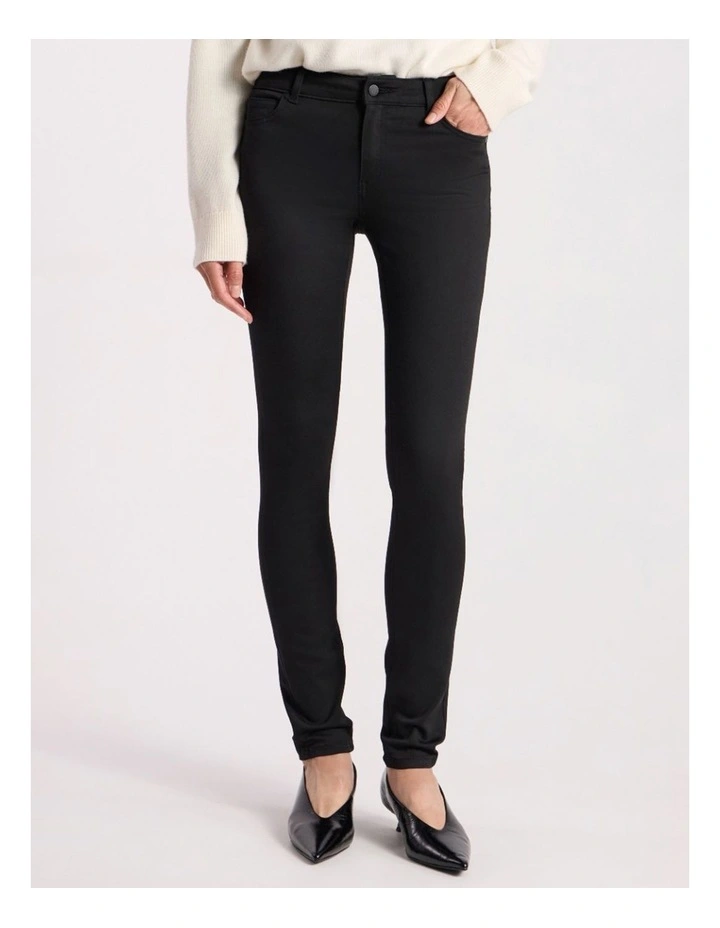 Jackie Skinny Leg Jean in Black image 2