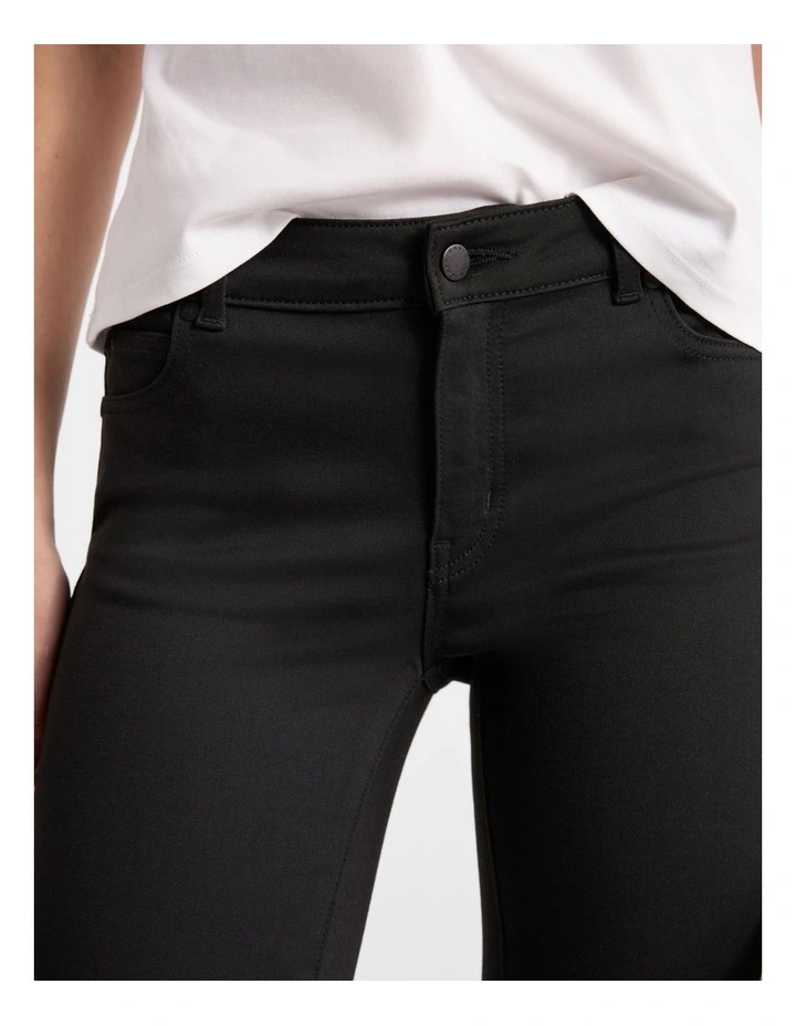 Jackie Skinny Leg Jean in Black image 5