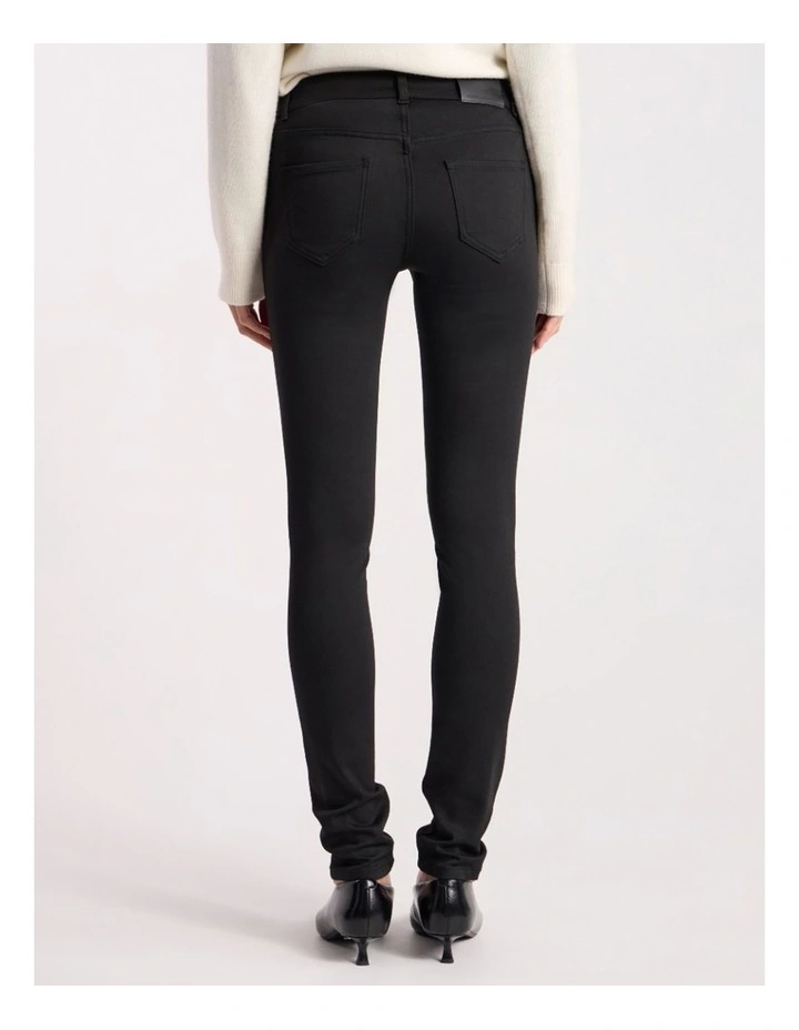 Jackie Skinny Leg Jean in Black image 5