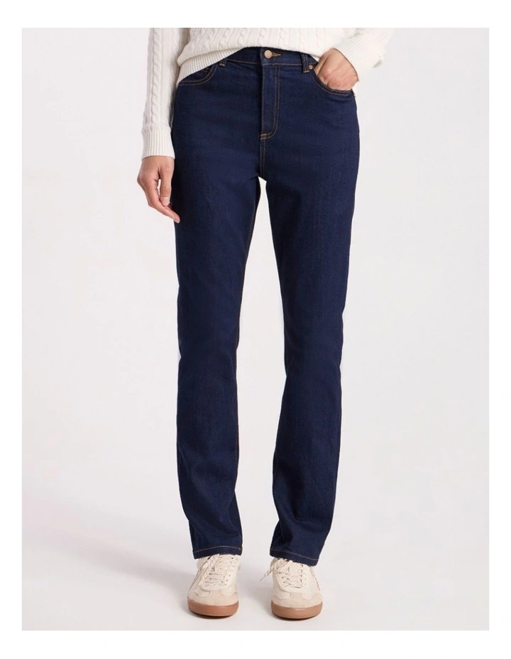 Dakoda Slim Leg Jean in Indigo Rinse image 2
