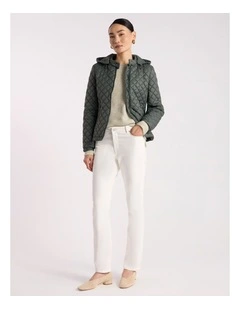 Amanda Slim Leg Jean in White