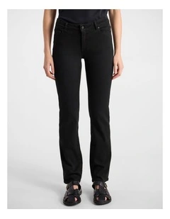 Amanda Slim Leg Jean in Black