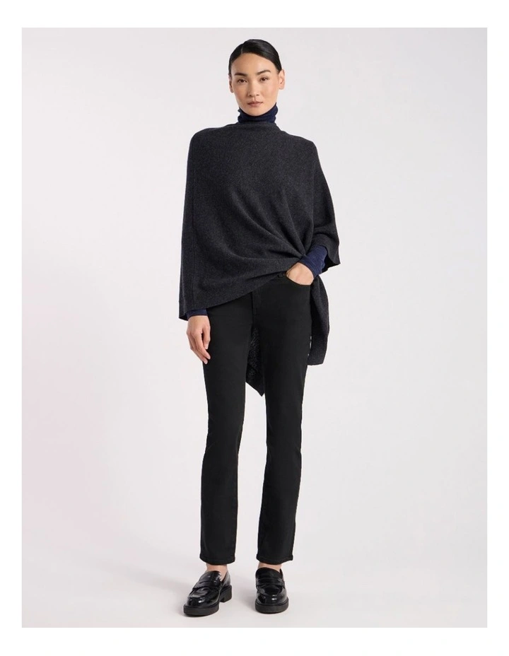 Amanda Slim Leg Jean in Black image 1