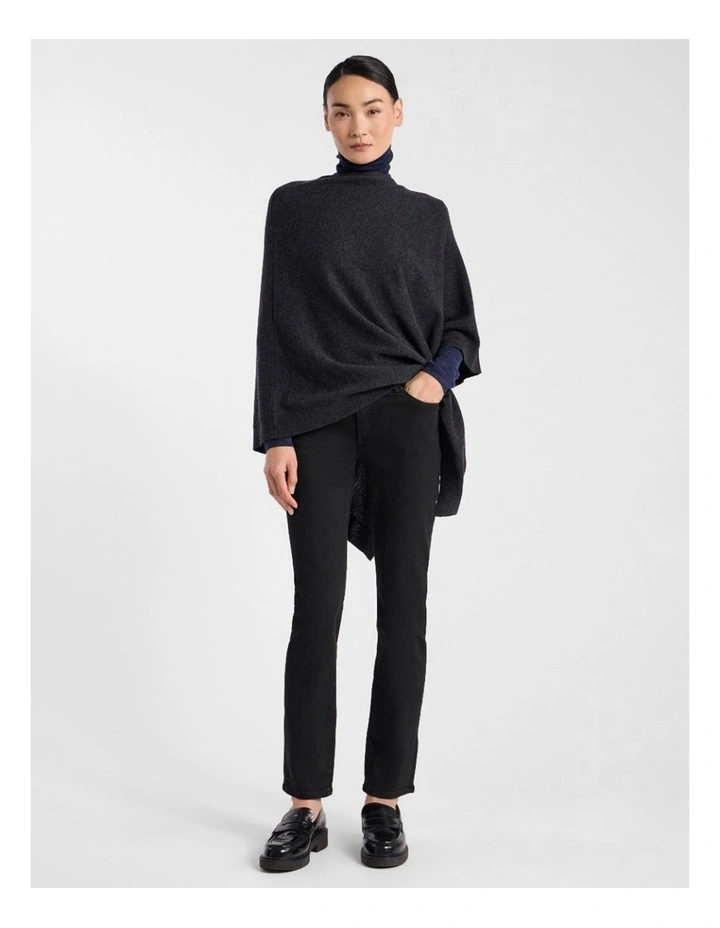 Amanda Slim Leg Jean in Black image 2