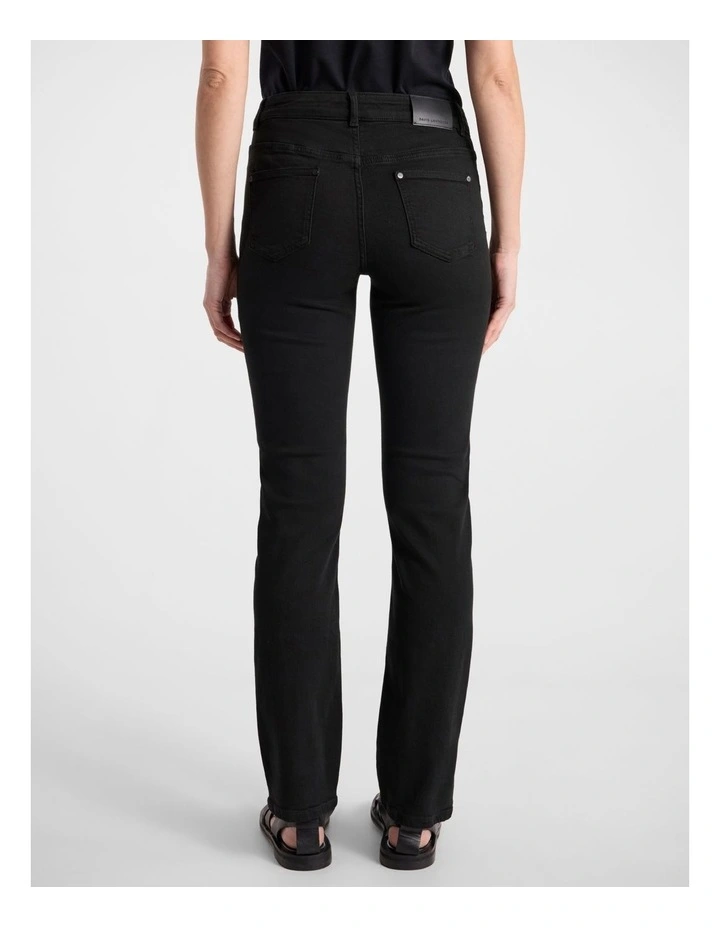 Amanda Slim Leg Jean in Black image 3