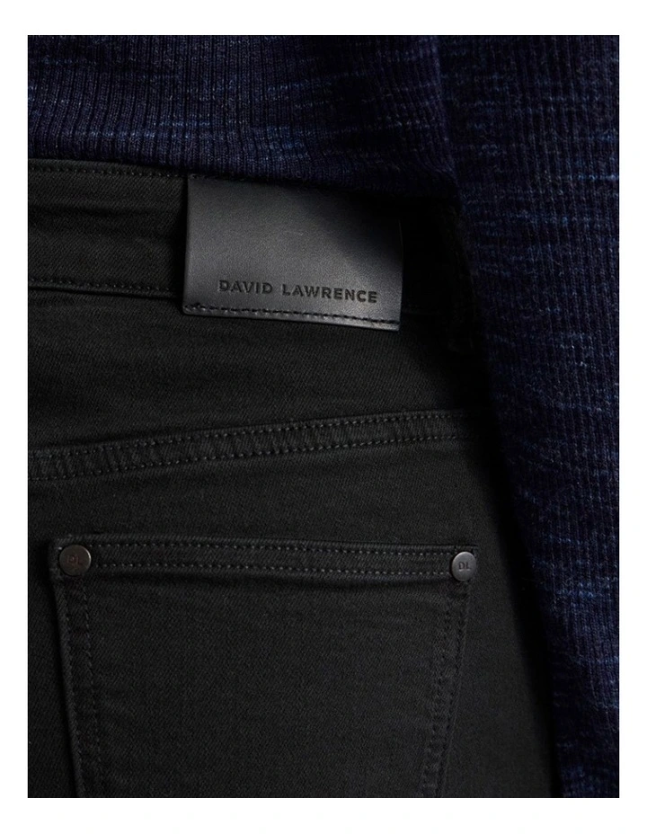 Amanda Slim Leg Jean in Black image 4