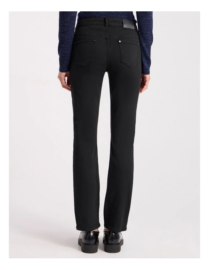 Amanda Slim Leg Jean in Black image 5