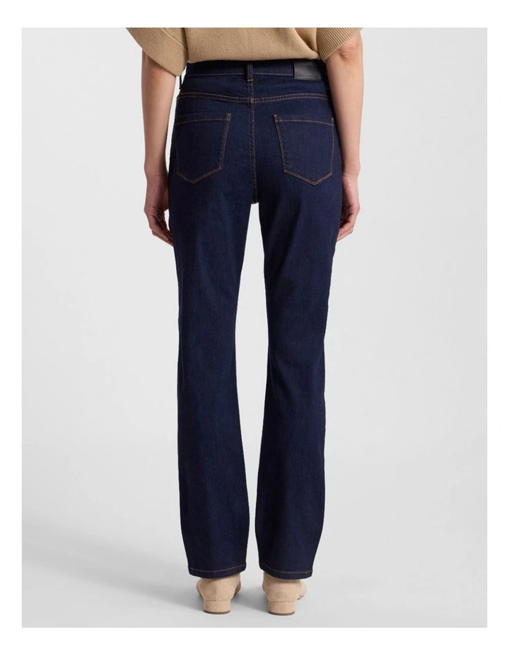 Jo Flare Jean in Dark Indigo image 3