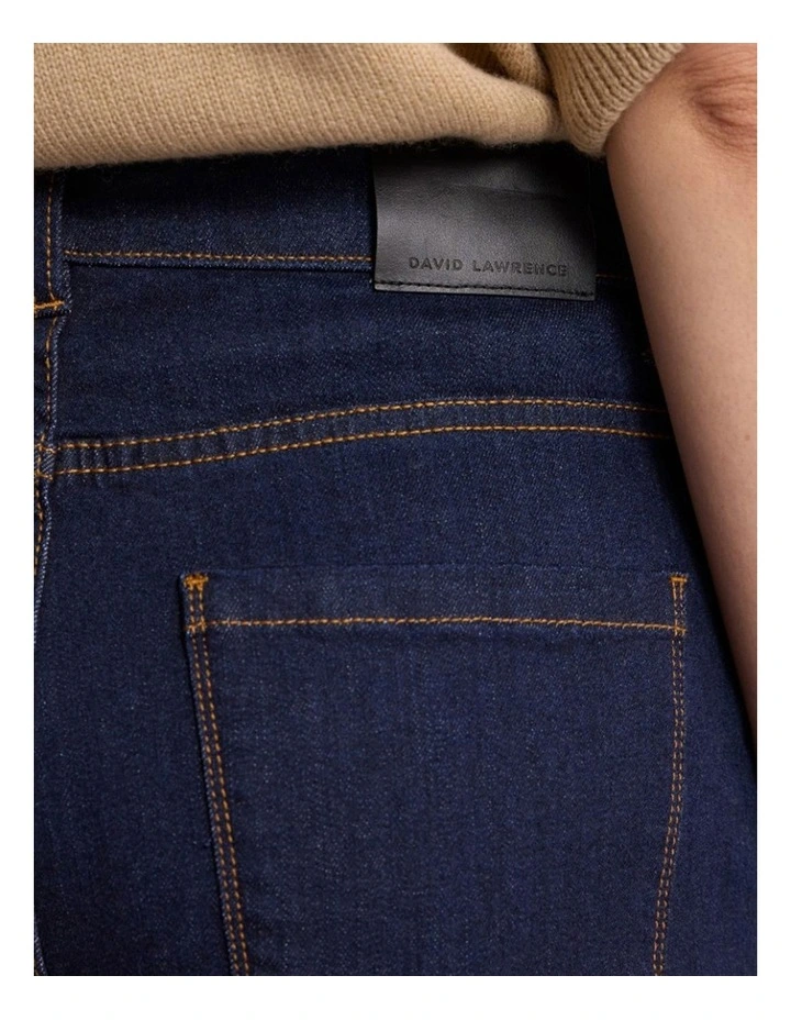 Jo Flare Jean in Dark Indigo image 4