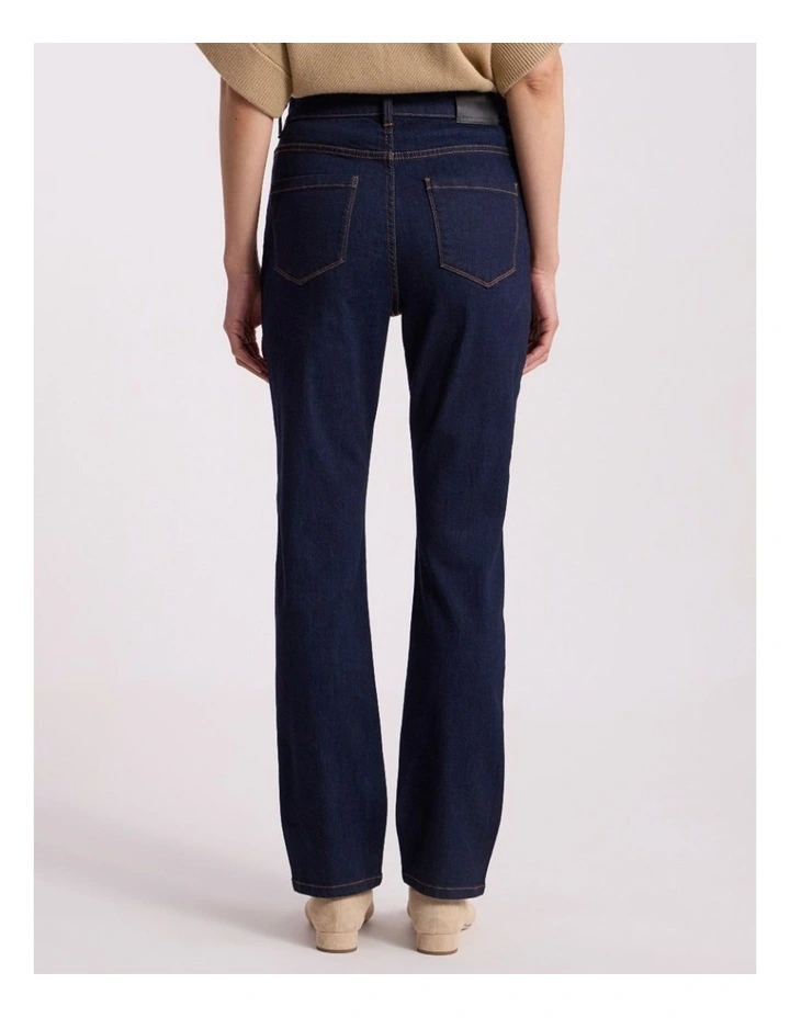 Jo Flare Jean in Dark Indigo image 5