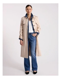 Mickie Slim Leg Jean in Mid Wash