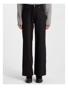 Atlan Wide Leg Jean in Black