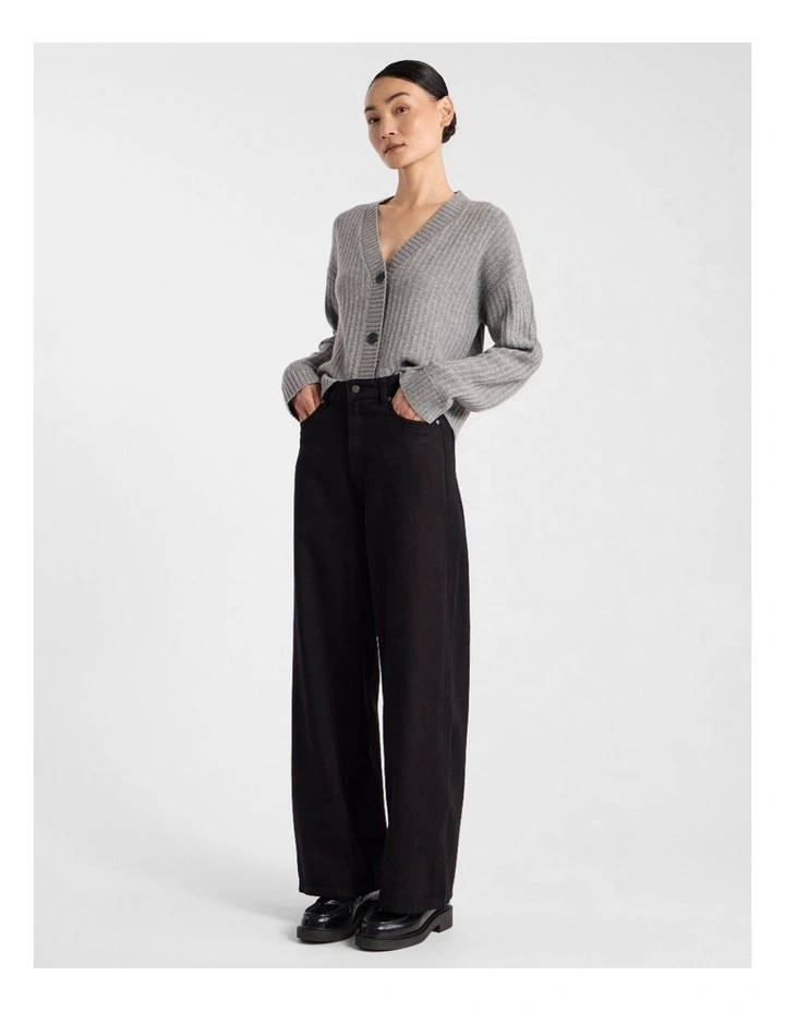 Atlan Wide Leg Jean in Black image 2
