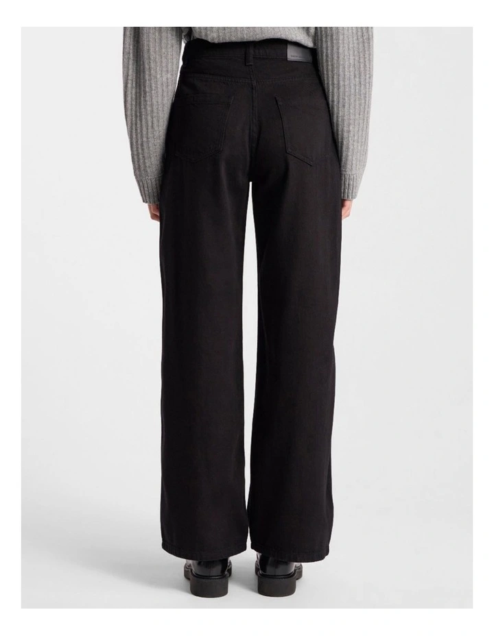 Atlan Wide Leg Jean in Black image 3