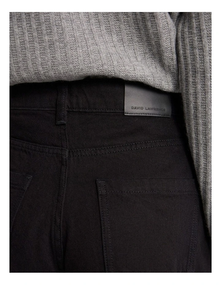 Atlan Wide Leg Jean in Black image 3