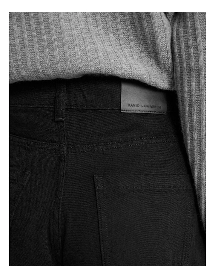 Atlan Wide Leg Jean in Black image 4