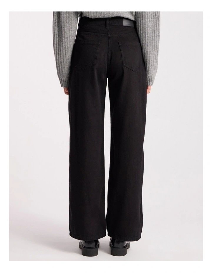 Atlan Wide Leg Jean in Black image 5