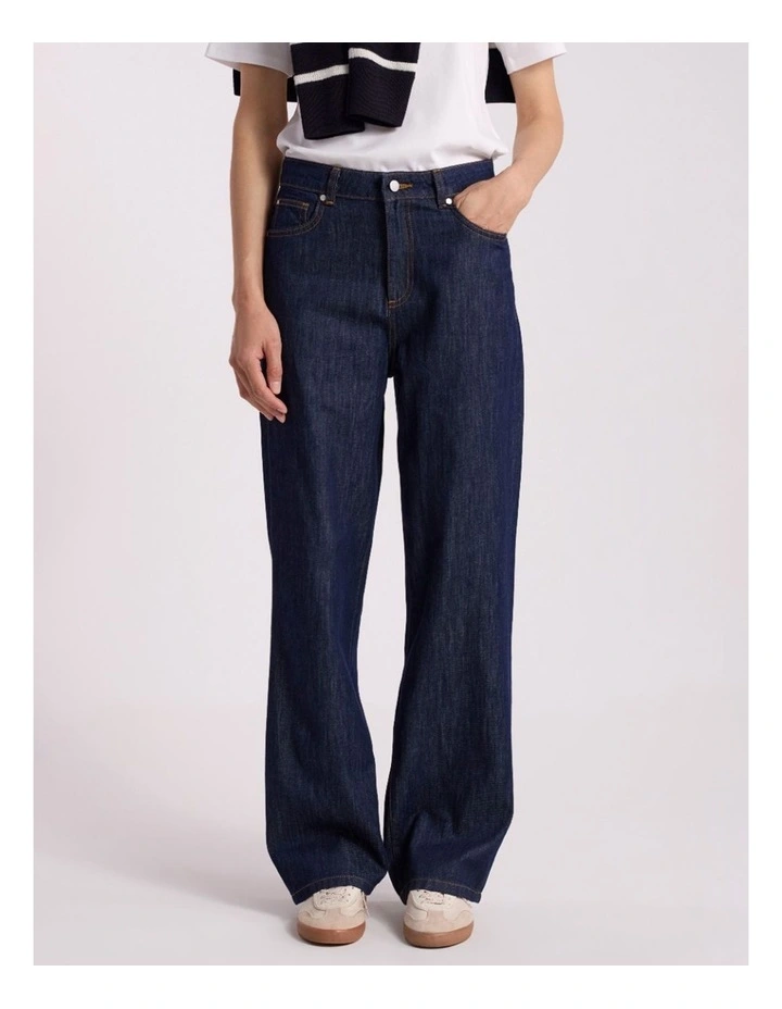 Mateo Straight Leg Jean in Dark Indigo image 2