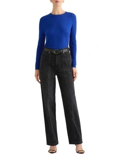 Spencer Relaxed Jean in Black