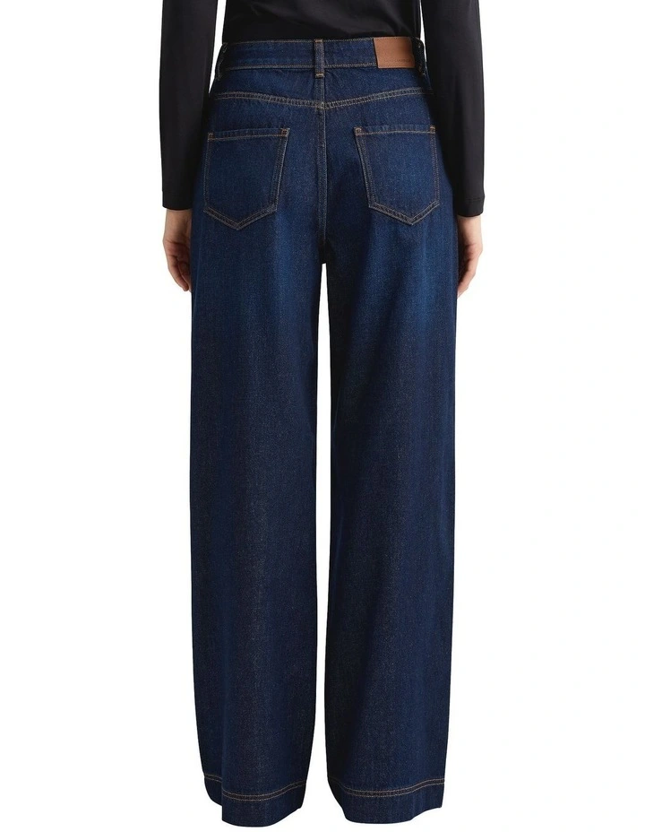Lois Wide Leg Jean in Vintage Mid Wash image 2