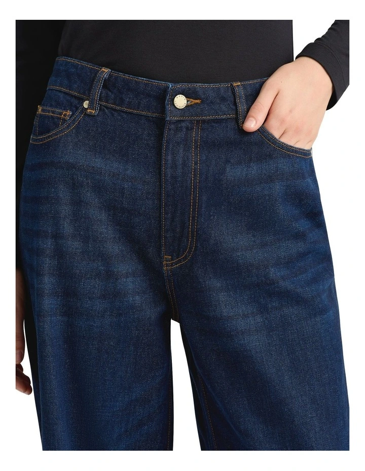Lois Wide Leg Jean in Vintage Mid Wash image 4