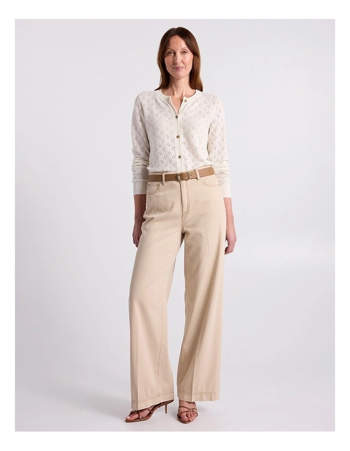 Tilda Wide Leg Jean in Malt image 1