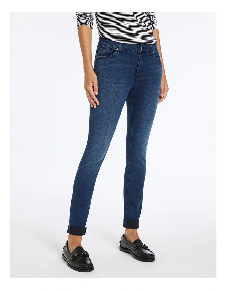 Jackie Skinny Leg Jean in Jemaine Blue image 2