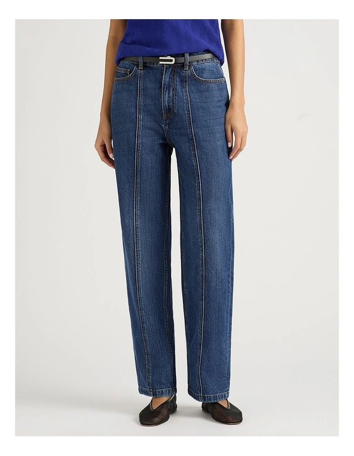Gracie Relaxed Jean in Dark Blue image 2