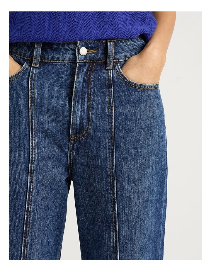 Gracie Relaxed Jean in Dark Blue image 4