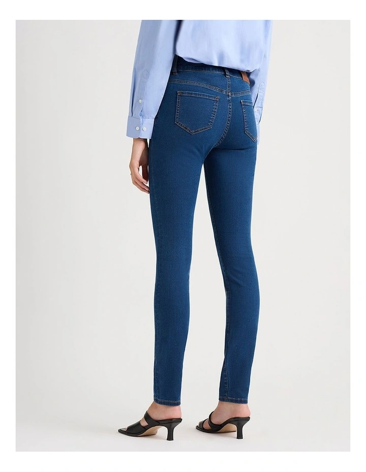 Jackie Skinny Leg Jean in Flat Blue image 3