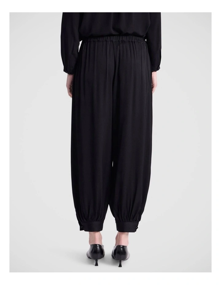 Sharon Viscose Pant in Black image 3