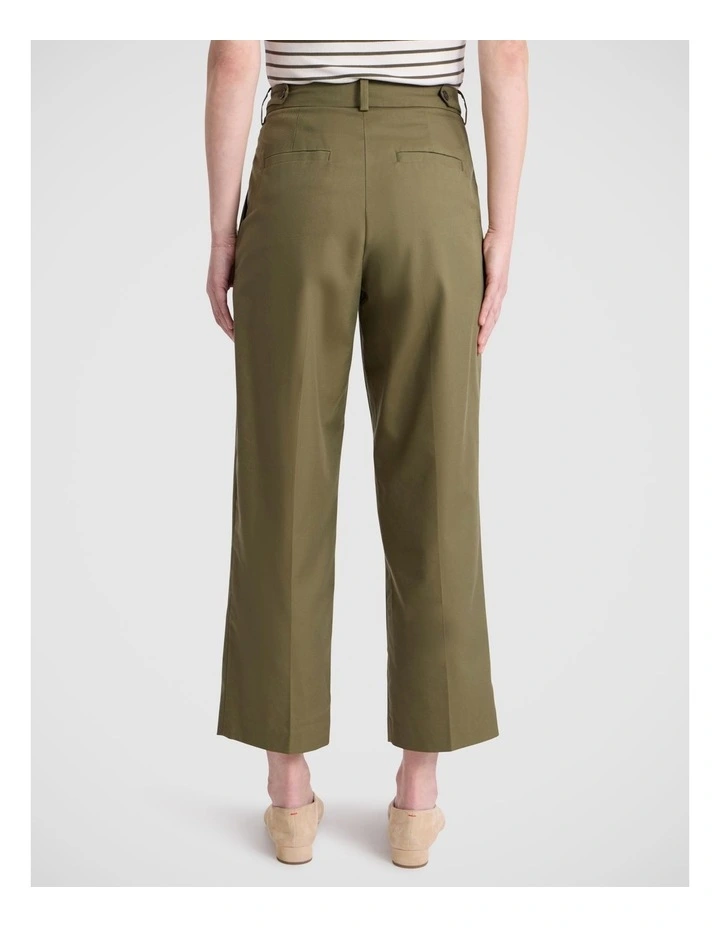 Clara Barrel Leg Pant in Fern image 5