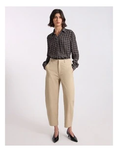 Sadie Crop Pant in Tawny
