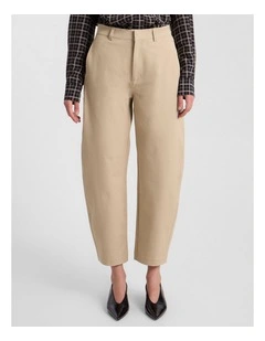 Sadie Crop Pant in Tawny