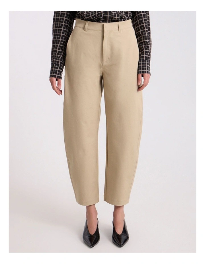 Sadie Crop Pant in Tawny image 2